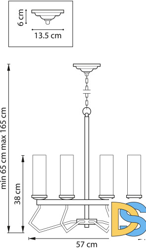 Подвесная люстра Lightstar Flume 723065