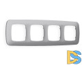 Рамка четырехместная Ambrella Volt Ecta OF140504