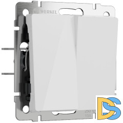 Выключатель двухклавишный Werkel 4690389197277 W1120041 a064002