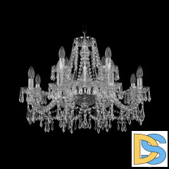 Подвесная люстра Bohemia Ivele Crystal 1403/8+4/240 Ni