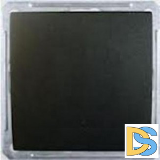 Выключатель 1-клавишный; кнопочный 16А, Черный бархат, серия Wessen 59, Schneider Electric