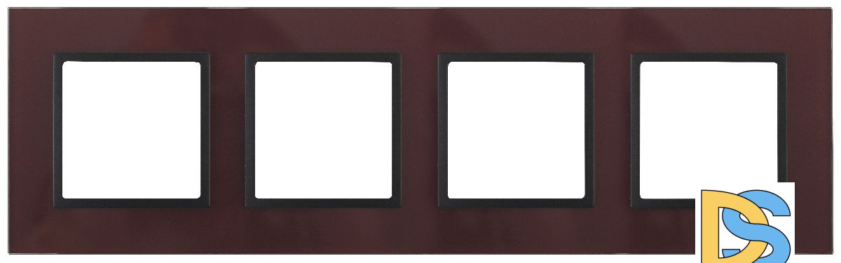 Рамка на 4 поста Эра 14-5104-25 Б0034533
