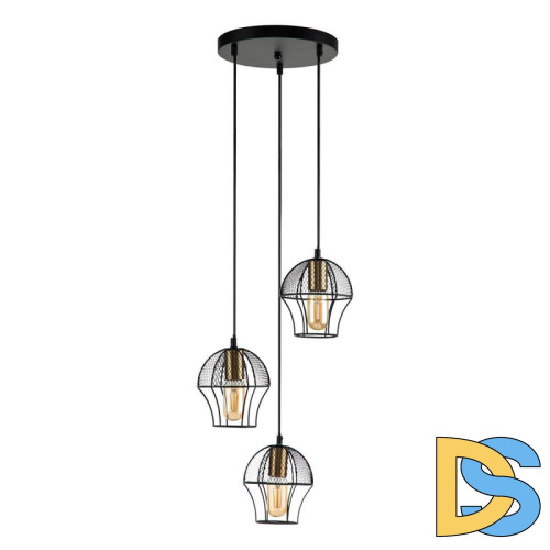 Подвесная люстра Indigo Pallo 10011/3P Black V000187