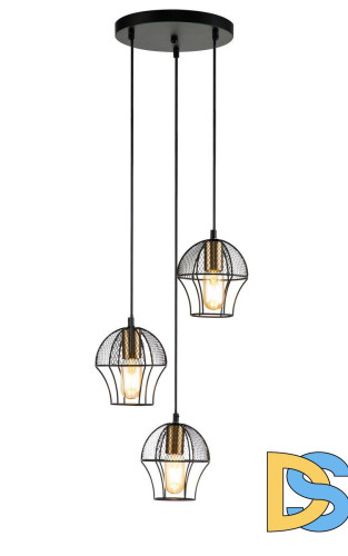 Подвесная люстра Indigo Pallo 10011/3P Black V000187