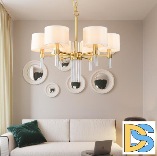 Подвесная люстра Delight Collection 8009P-6 gold