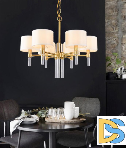 Подвесная люстра Delight Collection 8009P-6 gold