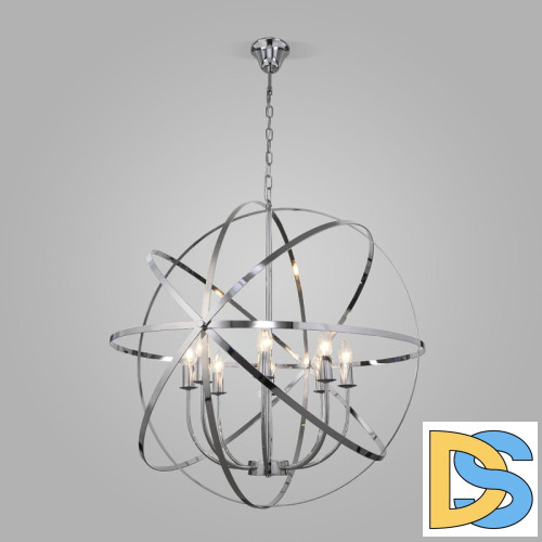 Подвесная люстра Eurosvet Santi 60139/8 хром