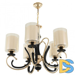 Подвесная люстра Arte Milano Florentia 302237/5 Bk/Gd