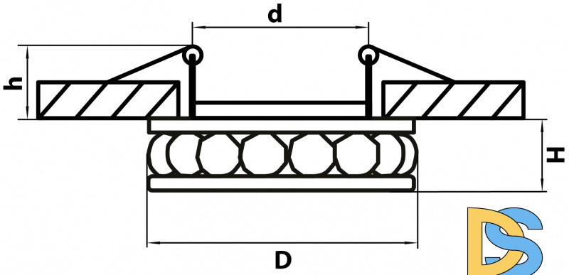 Встраиваемый светильник Lightstar Monilo 031702