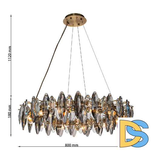 Подвесная люстра Favourite Glans 4303-12P