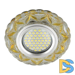 Встраиваемый светильник Fametto Luciole DLS-L149 Gu5.3 Glassy/Light Gold