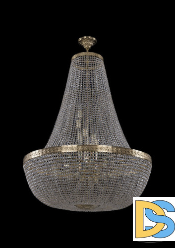 Люстра на штанге Bohemia Ivele Crystal 19051/H2/90IV G