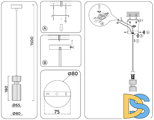 Подвесной светильник Ambrella Light High Light Heigh Light LH56111