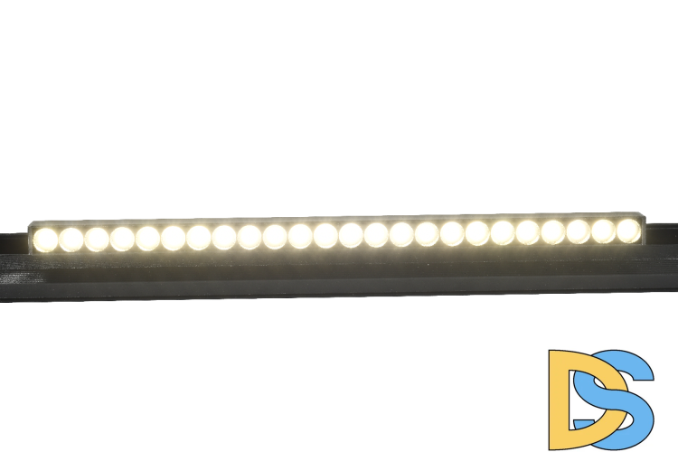 Трековый магнитный светильник iLedex Vision 4822-003-L462-24W-38DG-3000K-BK