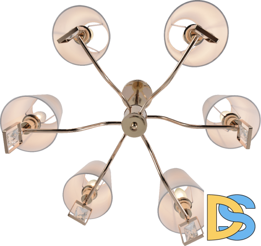 Люстра на штанге Rivoli Cristal 2095-306 Б0062113
