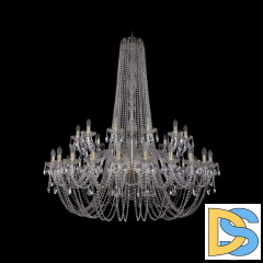 Подвесная люстра Bohemia Ivele Crystal 1402/24+12/530/h-160 G