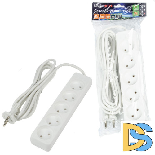 Удлинитель бытовой Uniel Ultra S-CU5-3 WHITE UL-00009990
