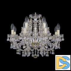 Подвесная люстра Bohemia Ivele Crystal 1410/8+4/195 G V0300 R801