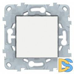 Розетка телефонная 2-ая 4 контакта, RJ-11, Белый, серия Unica New, Schneider Electric