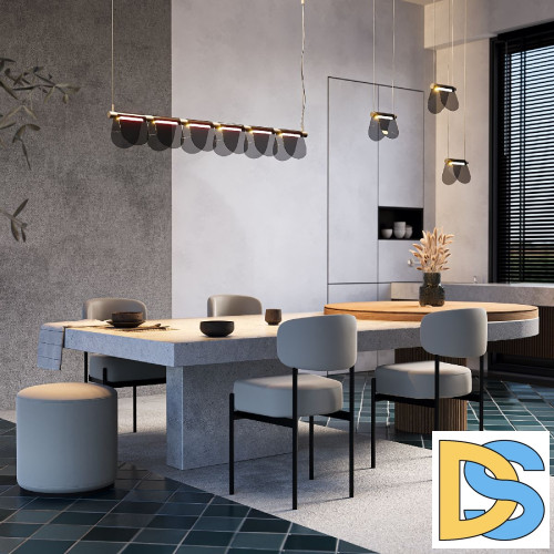 Подвесной светильник Maytoni Fluffy MOD319PL-L5B3K