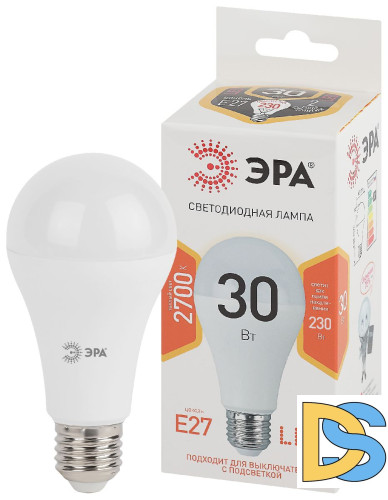 Лампа светодиодная Эра E27 30W 2700K LED A65-30W-827-E27 Б0048015