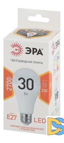 Лампа светодиодная Эра E27 30W 2700K LED A65-30W-827-E27 Б0048015