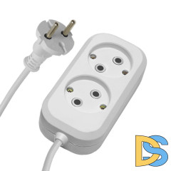 Удлинитель 2-местный Stekker HM01-20-02 2м 39201