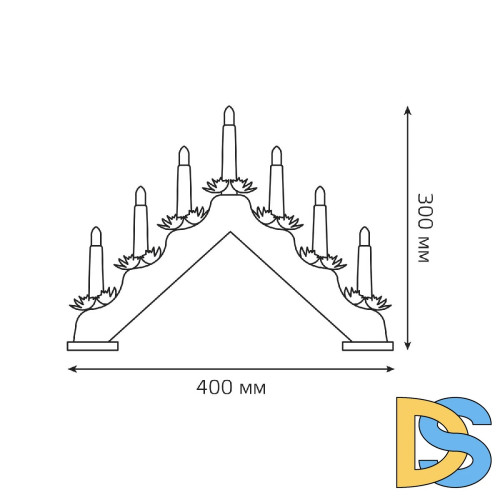 Светодиодный светильник Новогодняя горка Gauss Holiday HL020