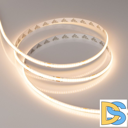 Светодиодная лента Arlight COB-X320-8mm 24V Warm3000 (8 W/m, IP20, 5m) 039022(1)