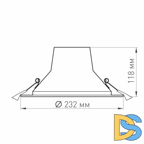 Встраиваемый светильник Arlight LEGEND 027320(1)