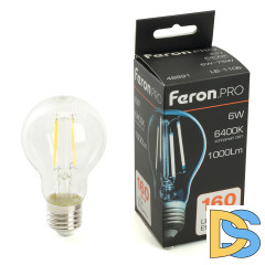 Светодиодная лампа Feron LB-1106 E27 6W 6400K 48891
