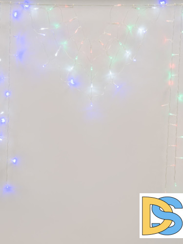 Светодиодная гирлянда (UL-00001411) Uniel занавес Радуга 220V разноцветный ULD-E1906-180/DTK MULTI IP20 RAINBOW-2