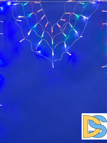 Светодиодная гирлянда (UL-00001411) Uniel занавес Радуга 220V разноцветный ULD-E1906-180/DTK MULTI IP20 RAINBOW-2