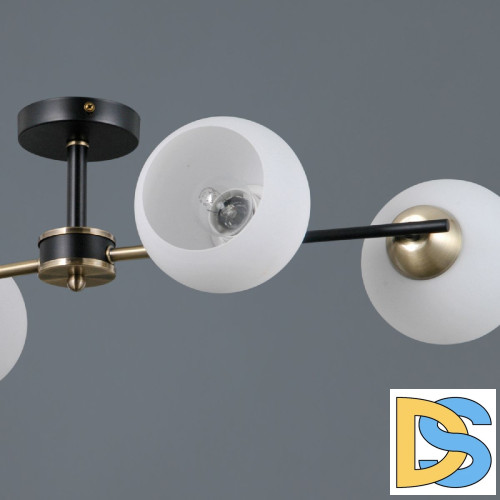 Люстра на штанге Illumico IL0469-4CSQ-24 BK AB LIBRA