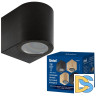 Уличный настенный светильник Uniel UUL-P51A 6W/GU10 IP65 BLACK UL-00010510