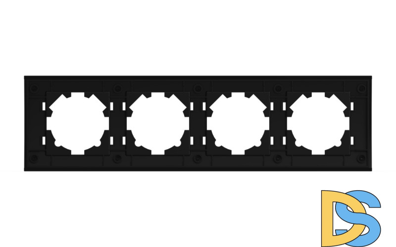 Рамка четырехместная ELBI Zena Platin 500-073300-228
