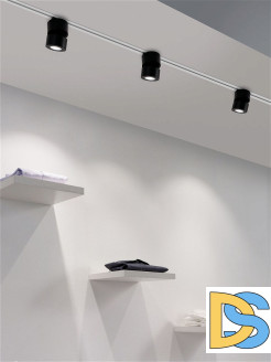 Накладной спот Elvan GW-6615L-10W-WW-Bk