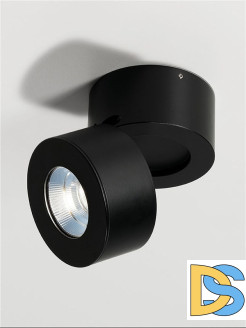 Накладной спот Elvan GW-6615L-10W-WW-Bk