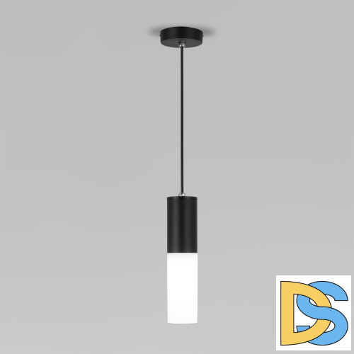 Уличный подвесной светильник Elektrostandard Glas 5602 TECHNO черный 4690389193569 a062780