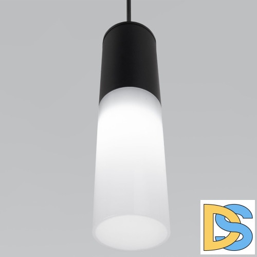 Уличный подвесной светильник Elektrostandard Glas 5602 TECHNO черный 4690389193569 a062780