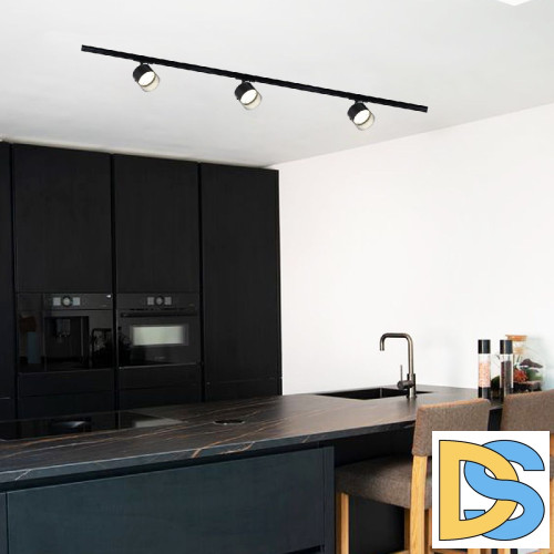 Трековый однофазный светильник Reluce 53021-9.3-001IL GX53 BK