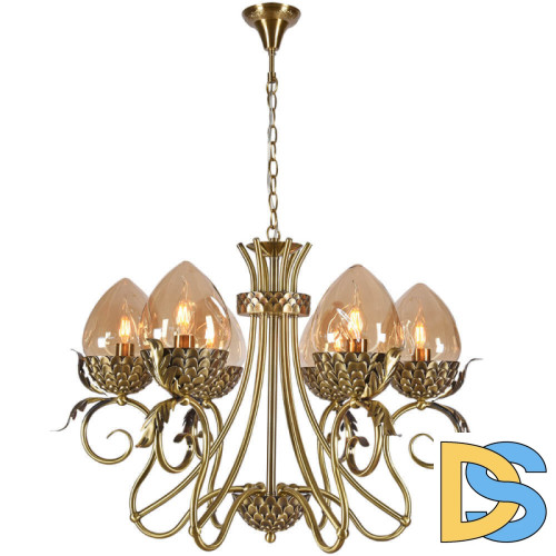 Подвесная люстра Lumien Hall Оливи 3304/6H-ABPAB-AM