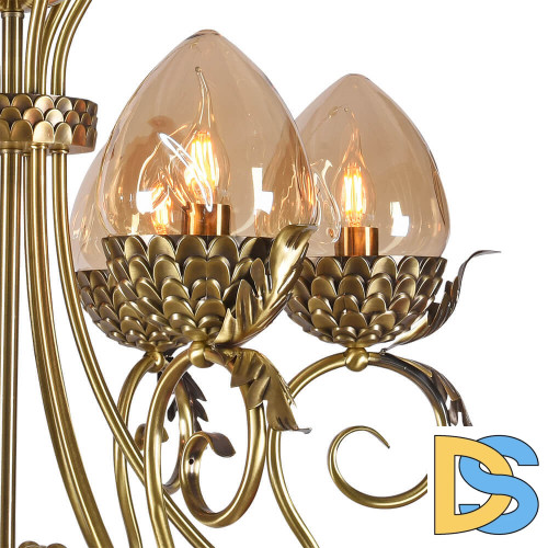 Подвесная люстра Lumien Hall Оливи 3304/6H-ABPAB-AM