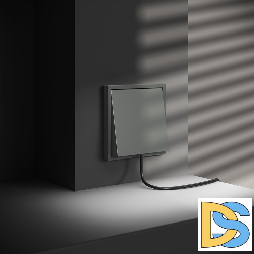 Вывод кабеля VOLTUM S70, (титан)