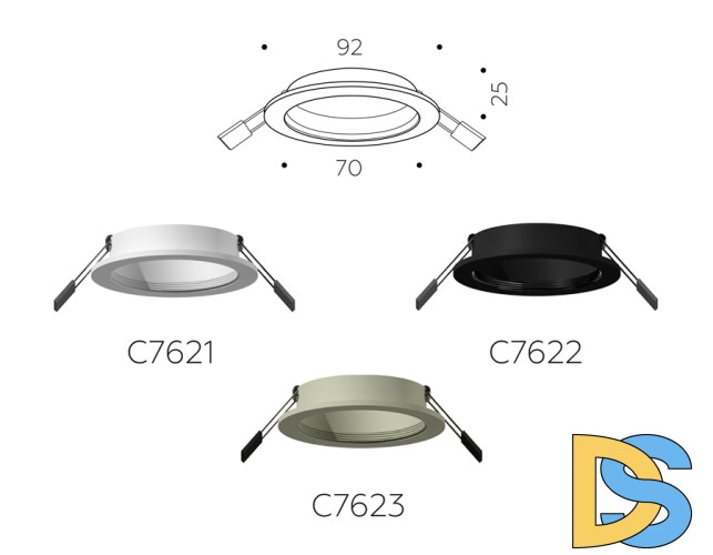 Корпус светильника Ambrella Light DIY Spot C7622