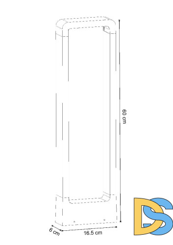 Ландшафтный светильник Arte Lamp Trapezio A2060PA-1BK