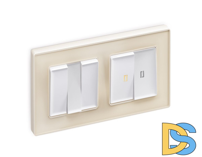 Лицевая панель для выключателя трехклавишного Ambrella Volt Alfa AP1250