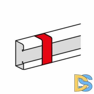 Накладка на стык профиля 40×16мм Legrand METRA 638156