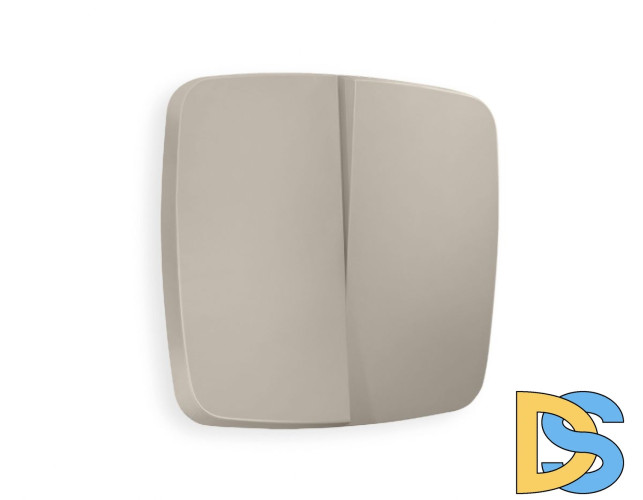 Лицевая панель для выключателя двухклавишного Ambrella Volt Omega OP3630