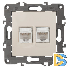 Розетка 2хRJ45 Эра 14-3108-02 Б0034309